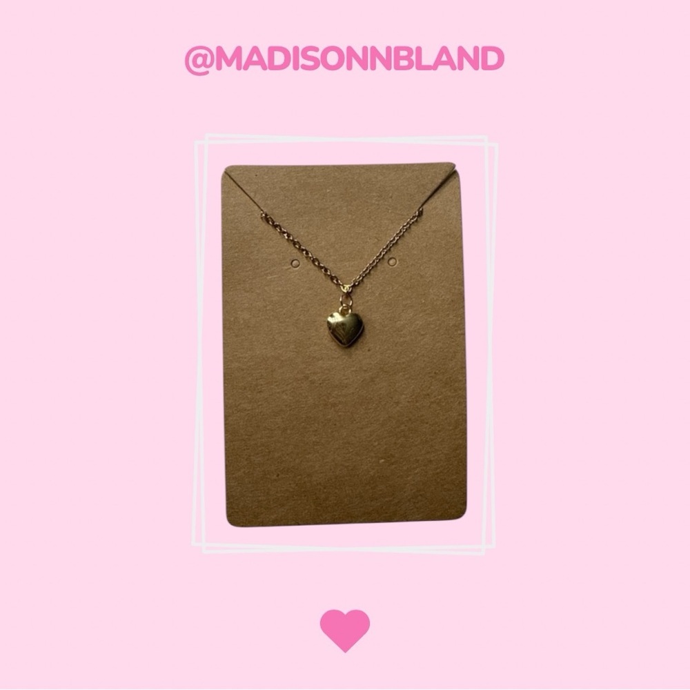 Handcrafted Heart Pendant Bracelet - 24K Gold Plated